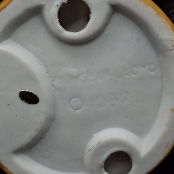 House Of Lloyd Thanksgiving Vintage Candleholder Set Pilgrim Boy And Girl - Picture 7 of 8